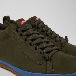 Peu Pista GM GORE-TEX Green Nubuck Ankle Boots for Men.