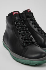 Peu Pista GORE-TEX Black leather ankle boots for men