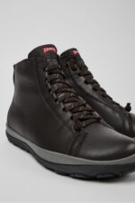 Peu Pista GORE-TEX Brown leather ankle boots for men