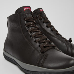 Peu Pista GORE-TEX Brown leather ankle boots for men