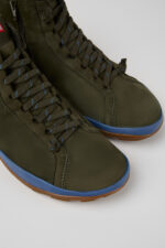 Peu Pista GM GORE-TEX Green Nubuck Mid Boots for Men.