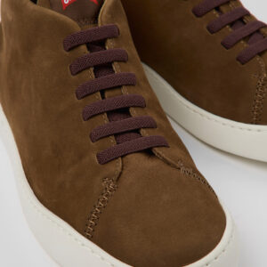 Peu Touring Brown nubuck sneakers for men