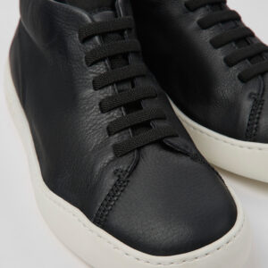 Peu Touring Black leather sneakers for men