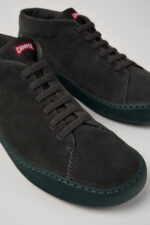 Peu Touring Gray nubuck sneakers for men