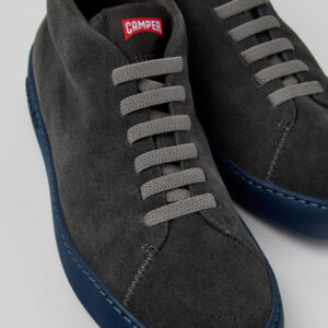 Peu Touring Gray Suede Sneaker Boots for Men.