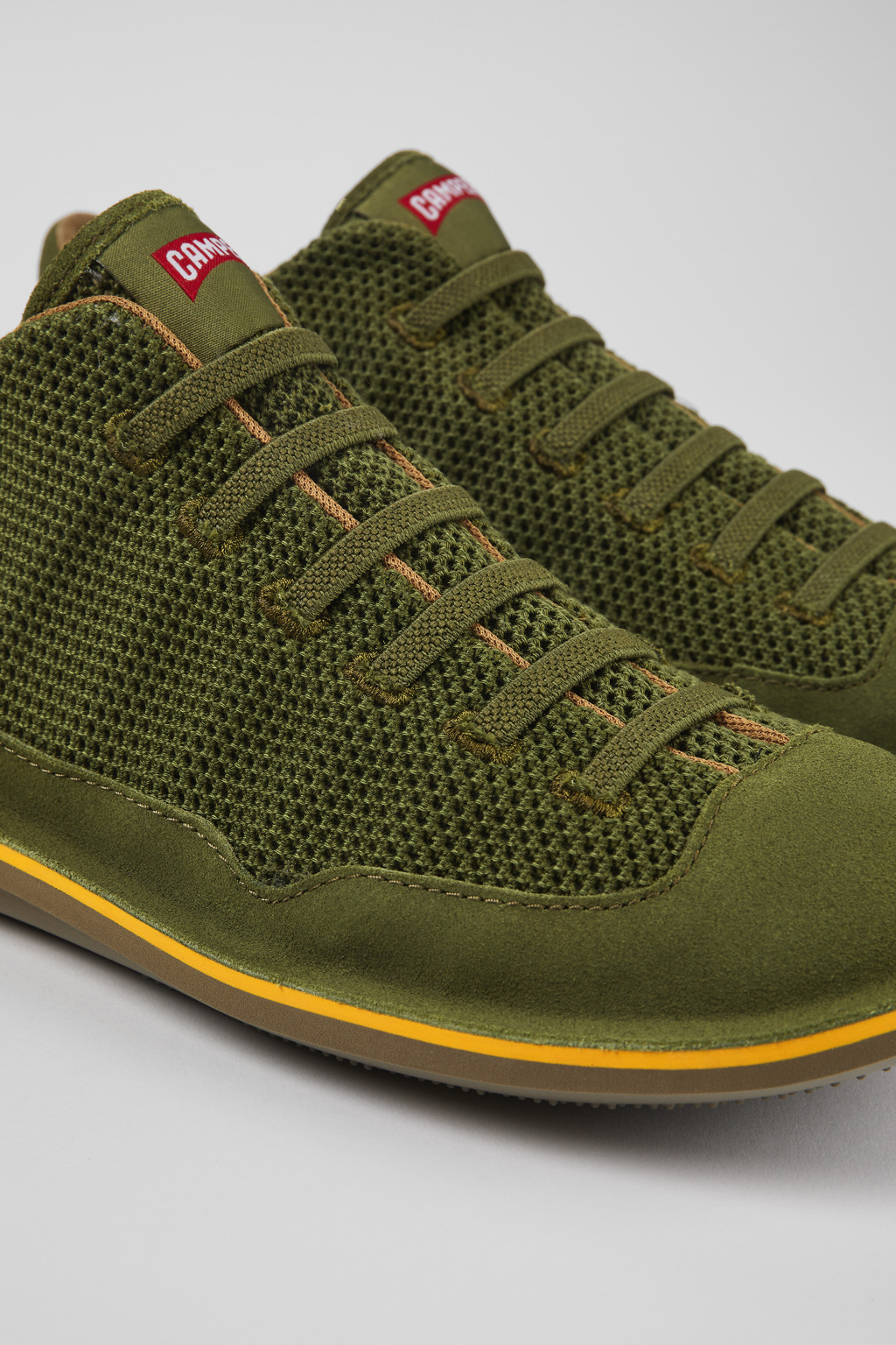 Beetle Green Textile/Nubuck Basket Bootie for Men