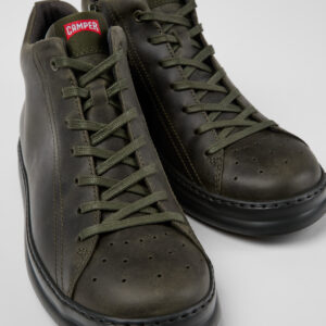 Runner Green nubuck ankle boots for men