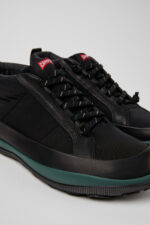 Peu Pista GM - PrimaLoft MICHELIN Black Textile and Leather Ankle Boots for Men.