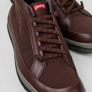 Peu Pista GM - PrimaLoft MICHELIN Brown Textile and Leather Ankle Boots for Men.