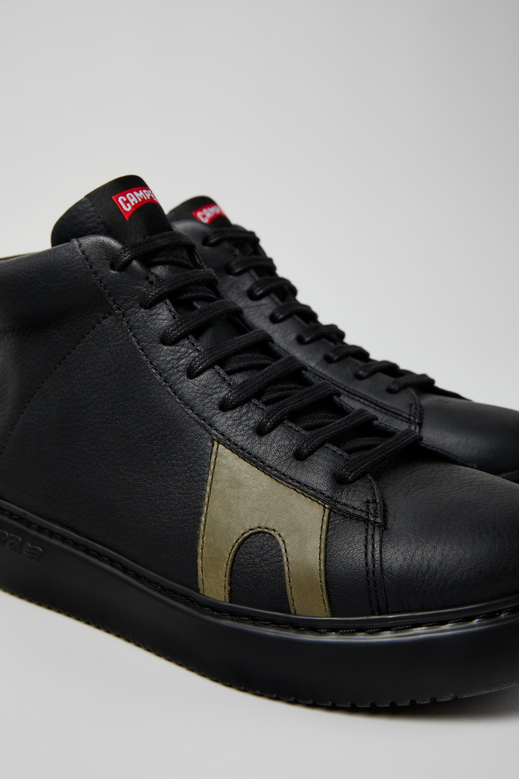 Runner K21 Multicolor Leather Sneaker Boots for Men.