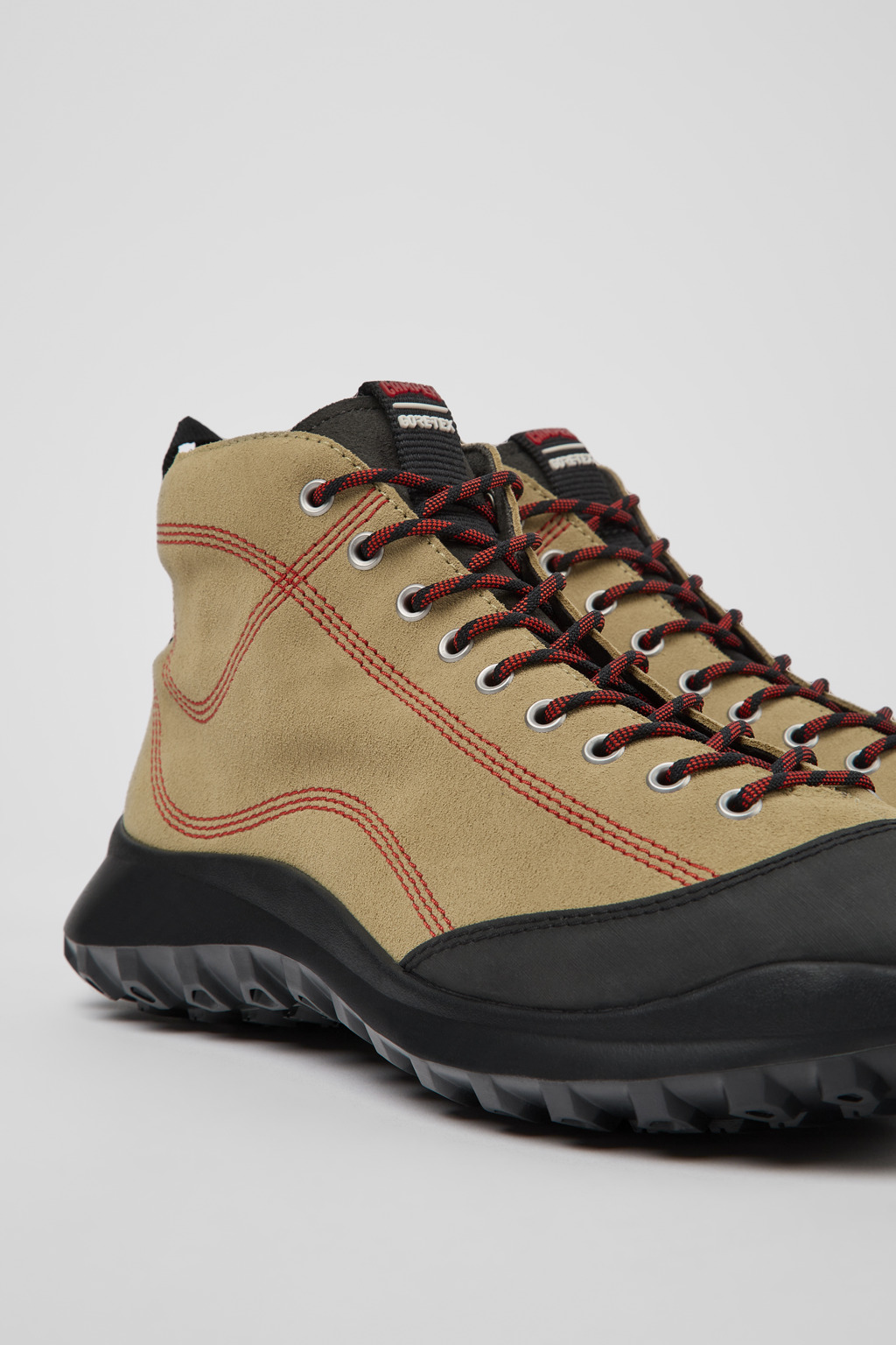 CRCLR GORE-TEX Beige nubuck and textile ankle boots for men