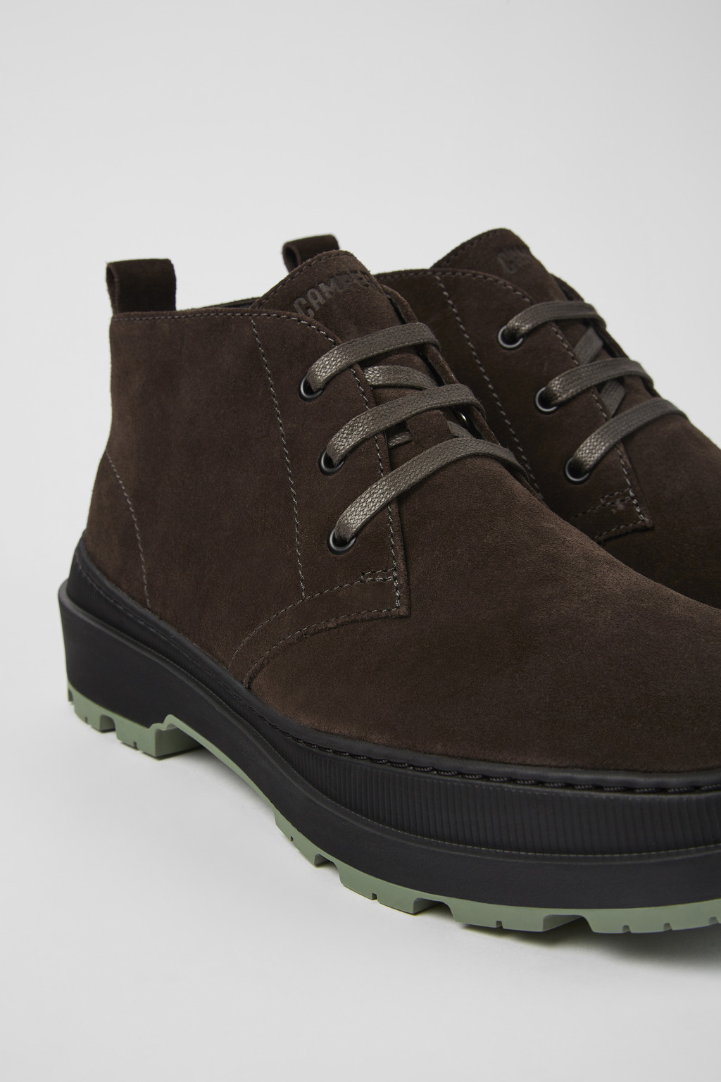Brutus Trek MICHELIN Gray nubuck shoes for men