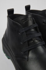 Brutus Trek MICHELIN Black leather shoes for men