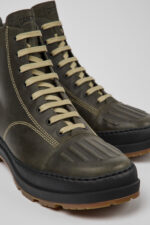 Brutus Trek MICHELIN Dark green nubuck ankle boots for men
