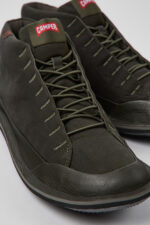Beetle PrimaLoft® Green textile and nubuck ankle boots for men