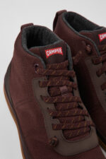 Peu Pista GORE-TEX Burgundy textile ankle boots for men