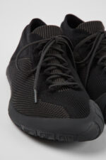 Path Black textile shoes for men