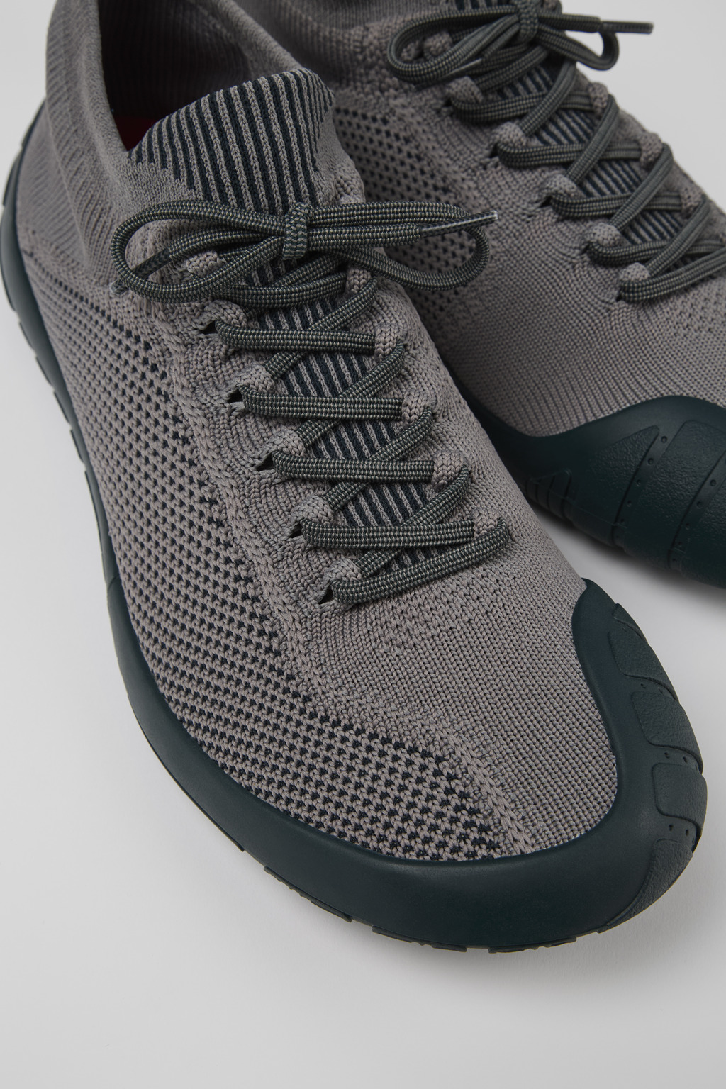 Path Gray textile shoes for men