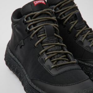 Ground MICHELIN Black textile and leather shoes for men