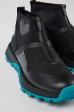 Drift Trail VIBRAM Black recycled PET ankle boots for men