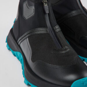 Drift Trail VIBRAM Black recycled PET ankle boots for men