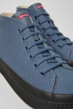 Peu Roda Gray recycled cotton sneakers for men