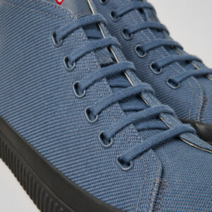 Peu Roda Gray recycled cotton sneakers for men