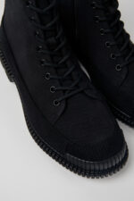 Pix TENCEL® Black lace up boot for men