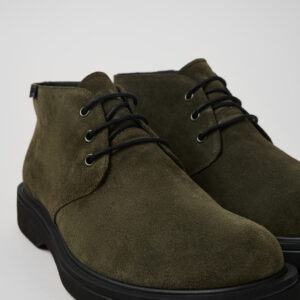 Norman Green nubuck ankle boots for men