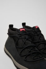 Peu Pista GM GORE-TEX Black Textile and Nubuck Mid Boots for Men.
