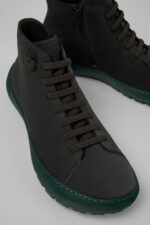 Peu Serra 360º Durable Gray Nubuck Ankle Boots for Men.