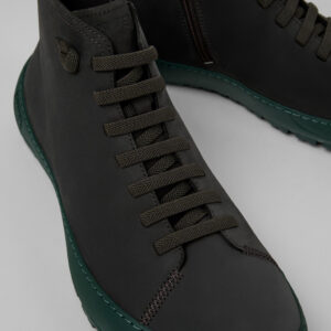 Peu Serra 360º Durable Gray Nubuck Ankle Boots for Men.