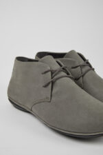 Right Gray nubuck shoes for women