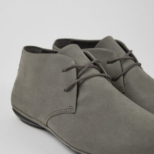 Right Gray nubuck shoes for women