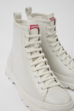 Brutus White MIRUM® ankle boots for women