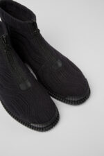 Pix TENCEL Black zip boots for women