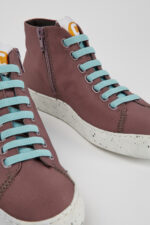 Peu Touring Purple textile ankle boots