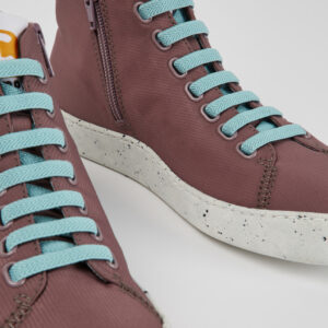 Peu Touring Purple textile ankle boots