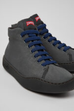 Peu Touring Gray Textile Sneaker Booties for Women.