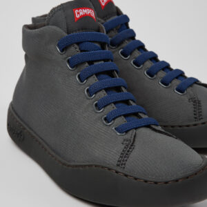Peu Touring Gray Textile Sneaker Booties for Women.