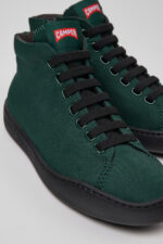 Peu Touring Green Textile Sneaker Booties for Women.