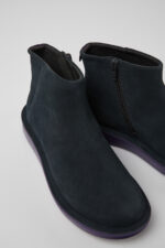Formiga Gray Nubuck Ankle Boots for Women.