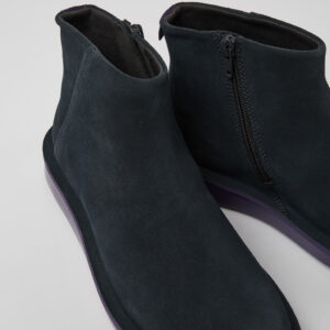 Formiga Gray Nubuck Ankle Boots for Women.