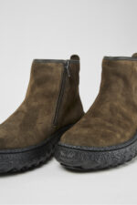 Ground MICHELIN Dark grey suede ankle boots