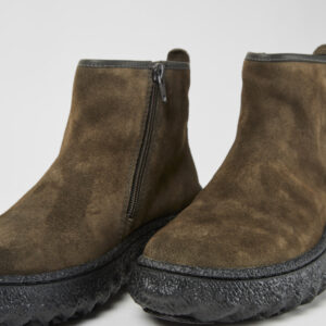Ground MICHELIN Dark grey suede ankle boots