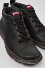 Peu Pista GORE-TEX Black leather sneakers for women