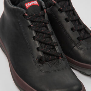Peu Pista GORE-TEX Black leather sneakers for women