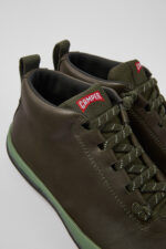 Peu Pista GORE-TEX Green leather sneakers for women