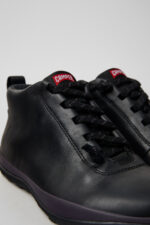 Peu Pista GORE-TEX Black Leather and Textile Ankle Boots for Women