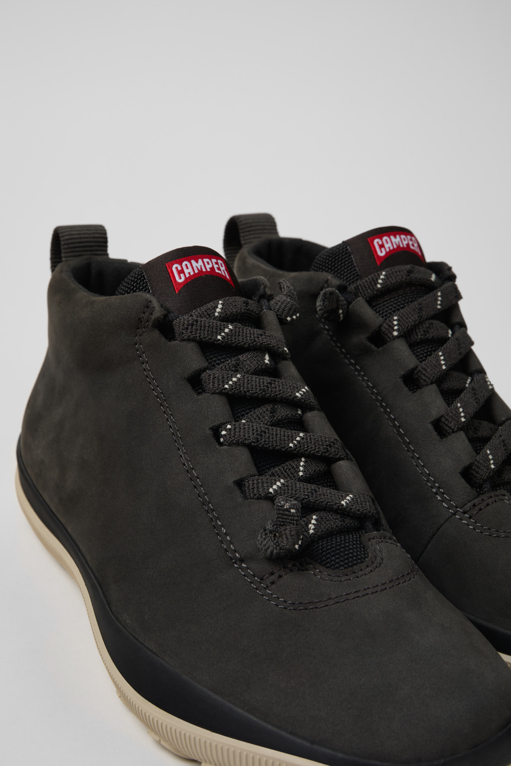 Peu Pista GORE-TEX Gray Nubuck and Textile Ankle Boots for Women